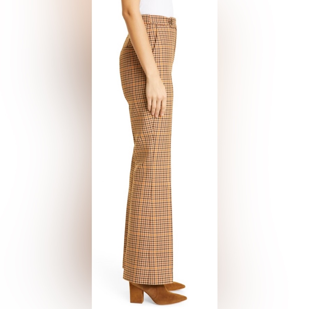 NWT Ted Baker Eeliset High Waist Slim Flare Trousers